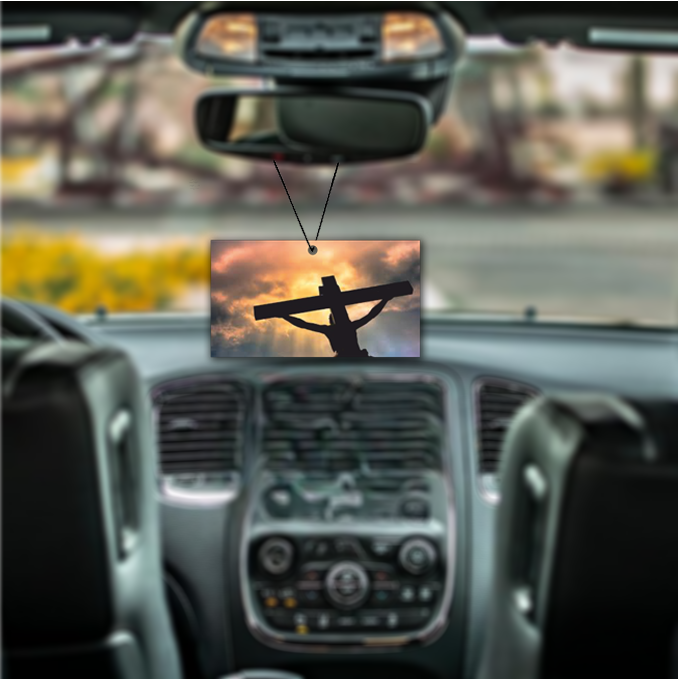 ShopTwiz Yesu Ji Peace and Grace Car Hanging Decorative