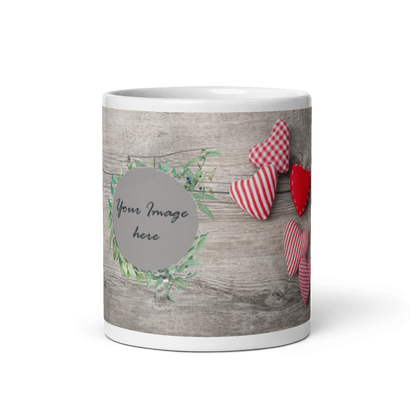 Customized Coffee Mug - Add Your Own Photo -Pretty Background