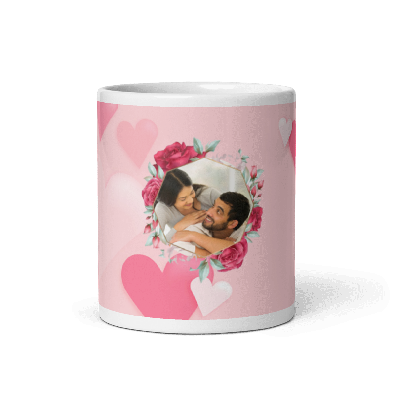 Customized Coffee Mug - Add Your Own Photo - Colorful Background