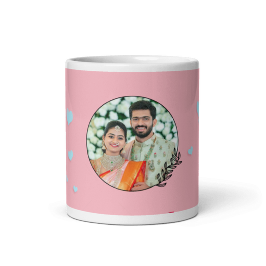 Customized Coffee Mug - Add Your Own Photo - Fabulous Pattern