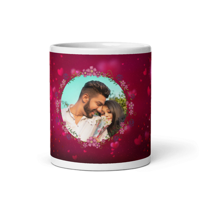 Customized Coffee Mug - Add Your Own Photo -Love Frame