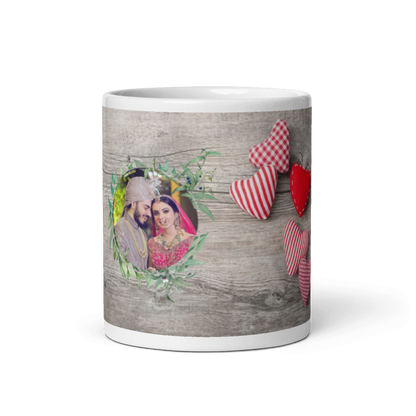 Customized Coffee Mug - Add Your Own Photo -Pretty Background