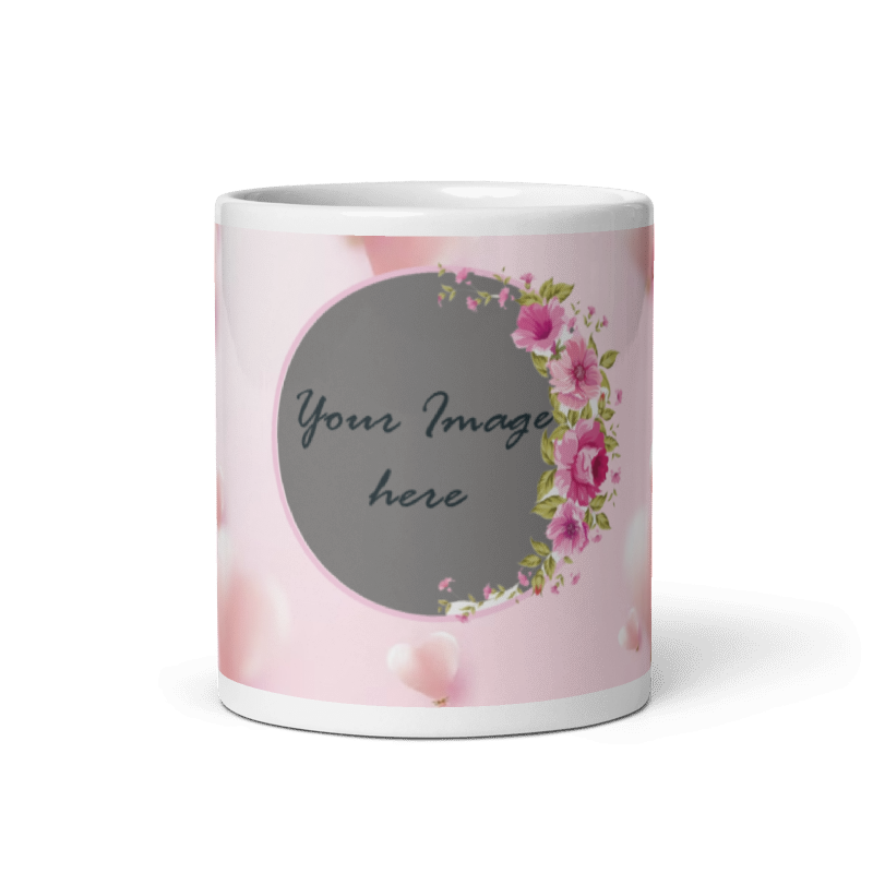 Customized Coffee Mug - Add Your Own Photo - Amazing Pattern