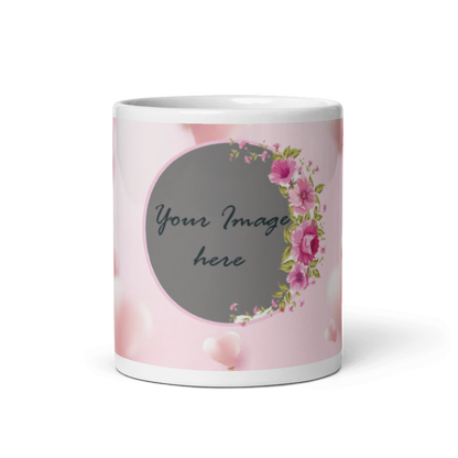 Customized Coffee Mug - Add Your Own Photo - Amazing Pattern