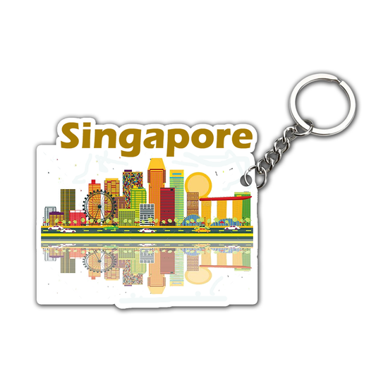 Singapore best   Key chain ( Set of 2 )