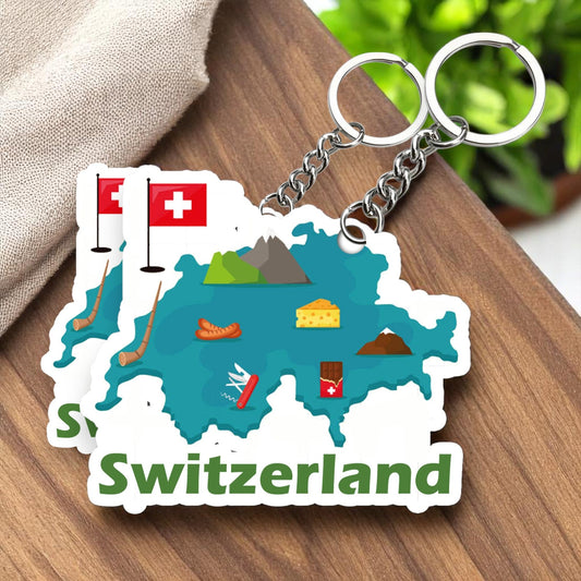 Switzerland  Key chain ( Set of 2 )