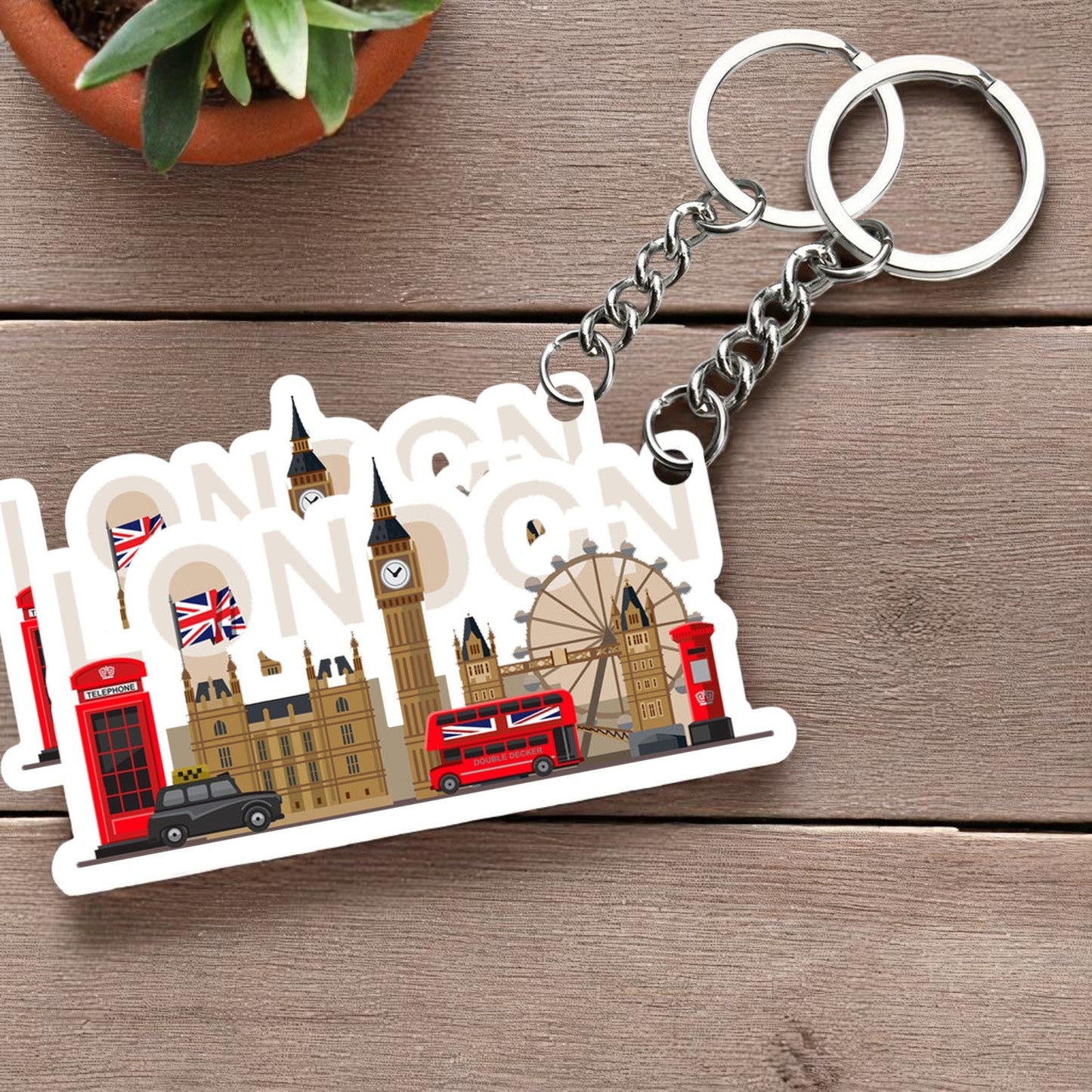 London City   Key chain ( Set of 2 )