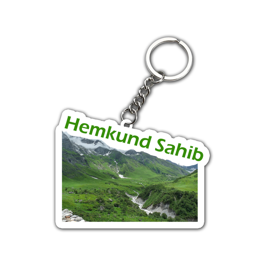 Beautiful Hemkund Sahib Key chain ( Set of 2 )