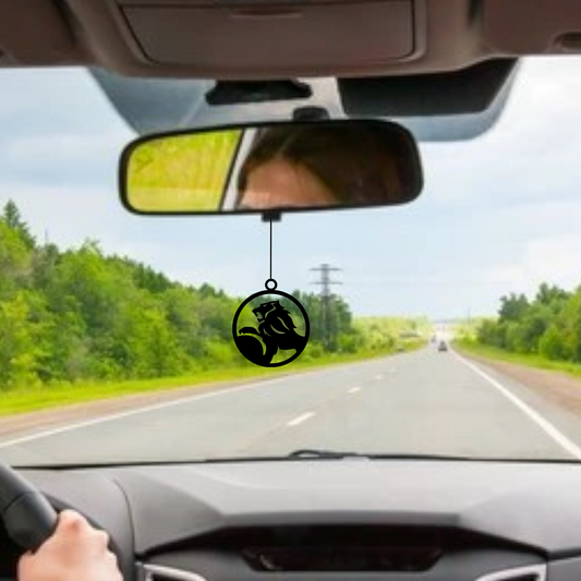 ShopTwiz Lion Courage Charm Car Hanging Decorative