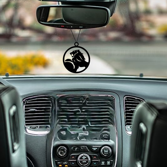 ShopTwiz Lion Courage Charm Car Hanging Decorative