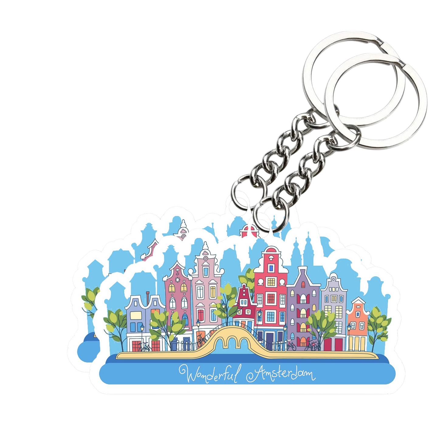 Amsterdam Key chain ( Set of 2 )