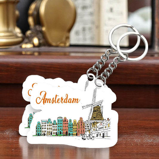 Amsterdam Beautiful Key chain ( Set of 2 )