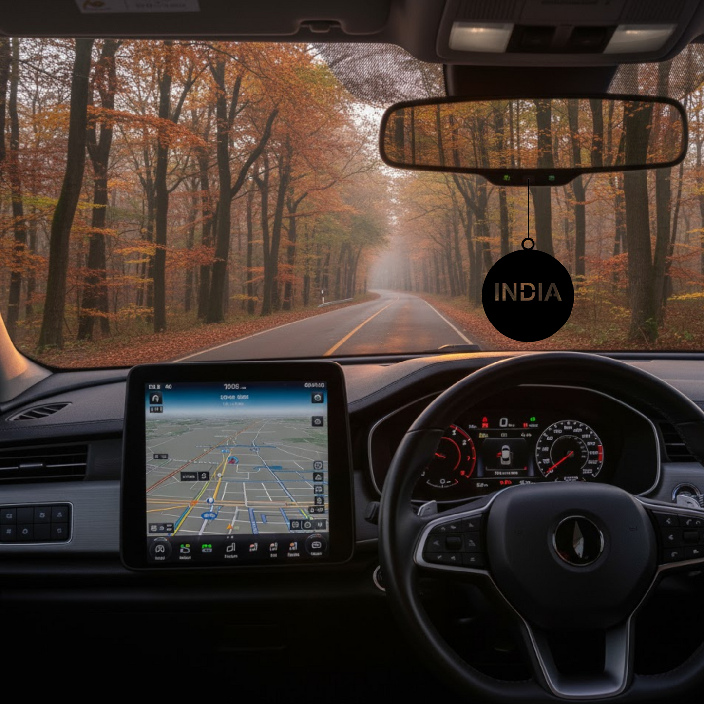 ShopTwiz India Pride Symbol Car Hanging Decorative