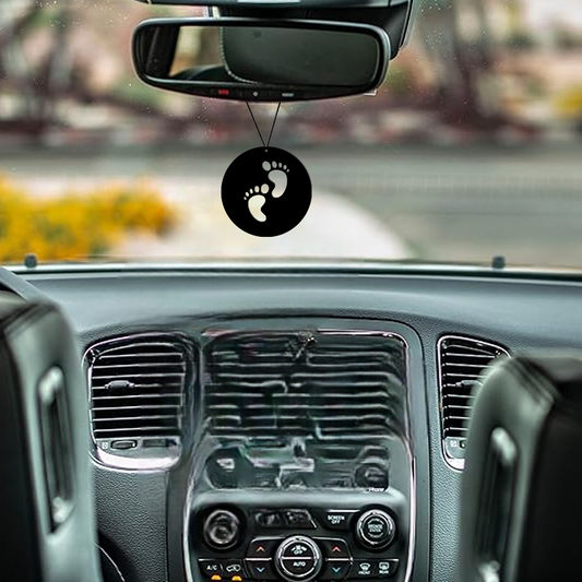 ShopTwiz Lakshmi Charan Prosperity Car Hanging Decorative