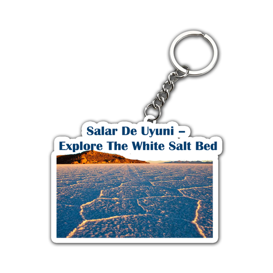 Salar De Uyuni – Explore the White Salt Bed Key Chain (Set of 2)