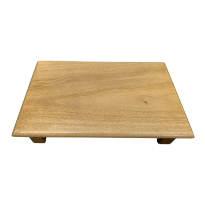 ShopTwiz Wooden Puja MultiPurpose Chowki 2 Pack