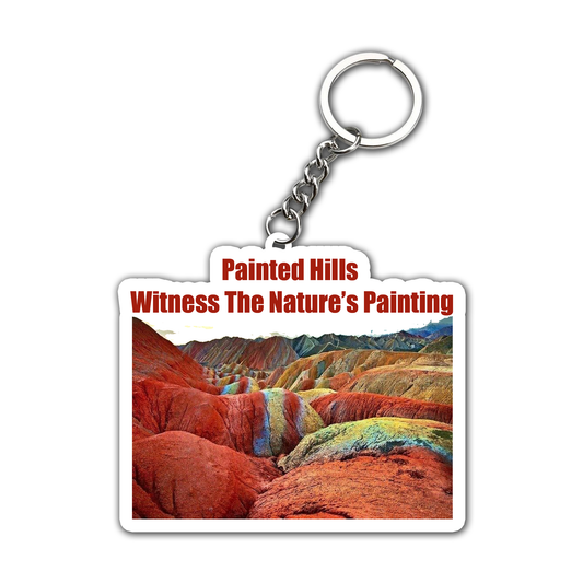 Painted Hills Witness  Key Chain (Set of 2)