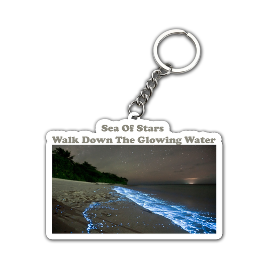 Sea of Stars – Walk Down the Glowing Water Key Chain (Set of 2)