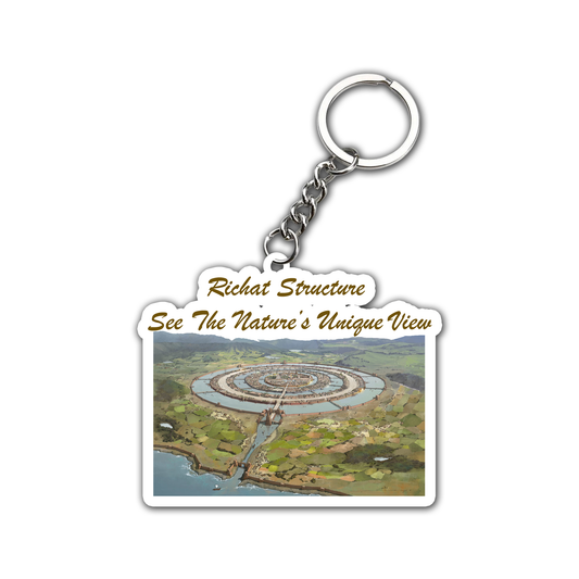 Richat Structure  Key Chain (Set of 2)