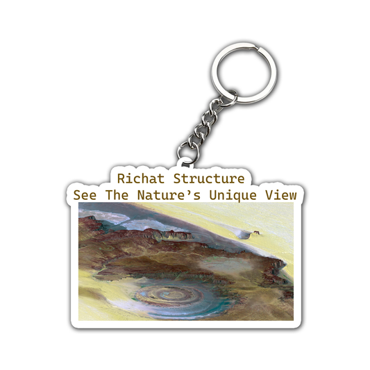Richat Structure  Key Chain (Set of 2)