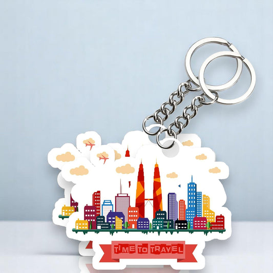 Malaysia Great City Key chain ( Set of 2 )