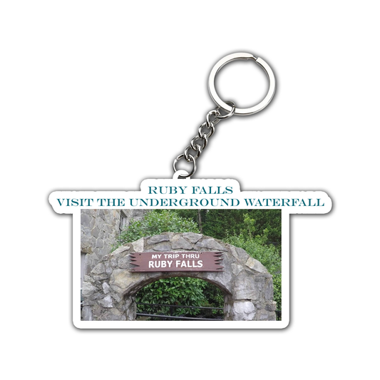Symmetrical Natural Wonder Key Chain (Set of 2)