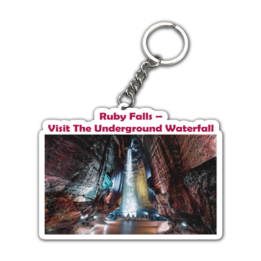 Visit The Underground Waterfall  Key Chain (Set of 2)