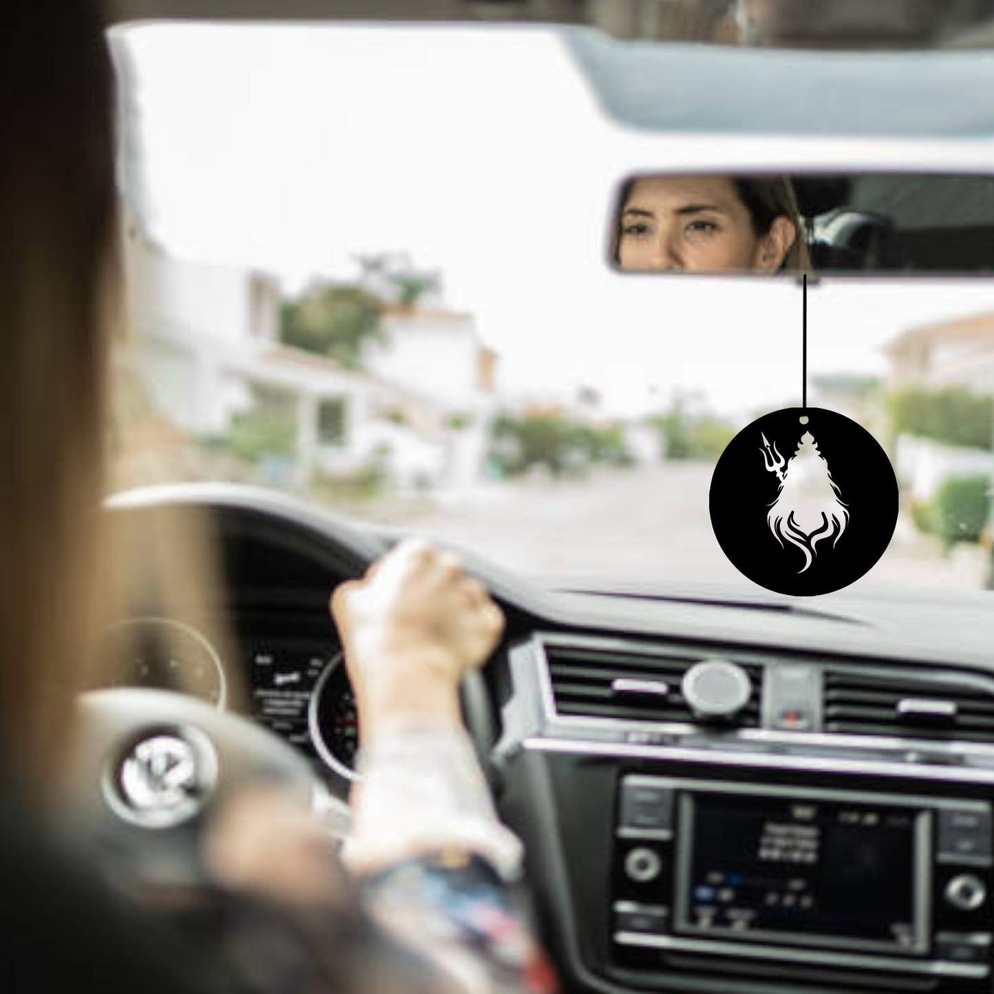 ShopTwiz Shiv Ji Protector Energy Car Hanging Decorative