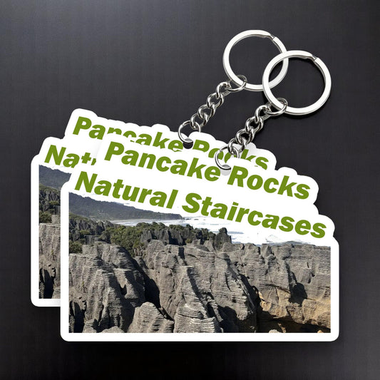 Natural Staircases Key Chain (Set of 2)