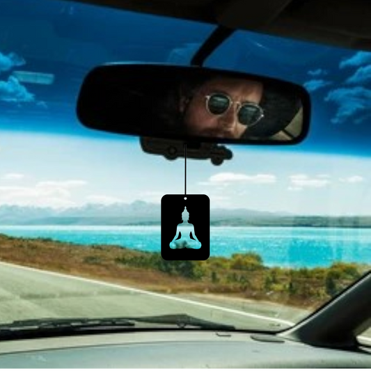 ShopTwiz Gautam Buddha Tranquility Car Hanging Decorative