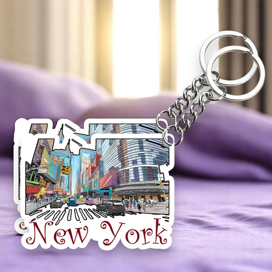 New York  Key chain ( Set of 2 )