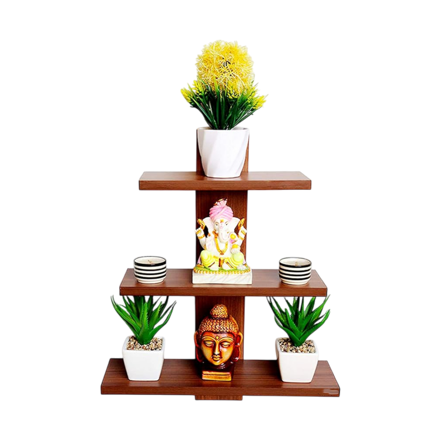 ShopTwiz Wooden Tree Shape Miltipurpose Hanging Wall