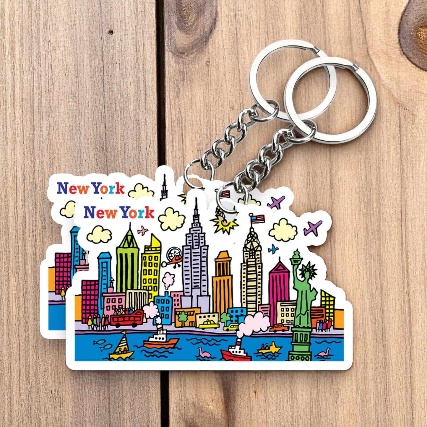 New York Key chain ( Set of 2 )