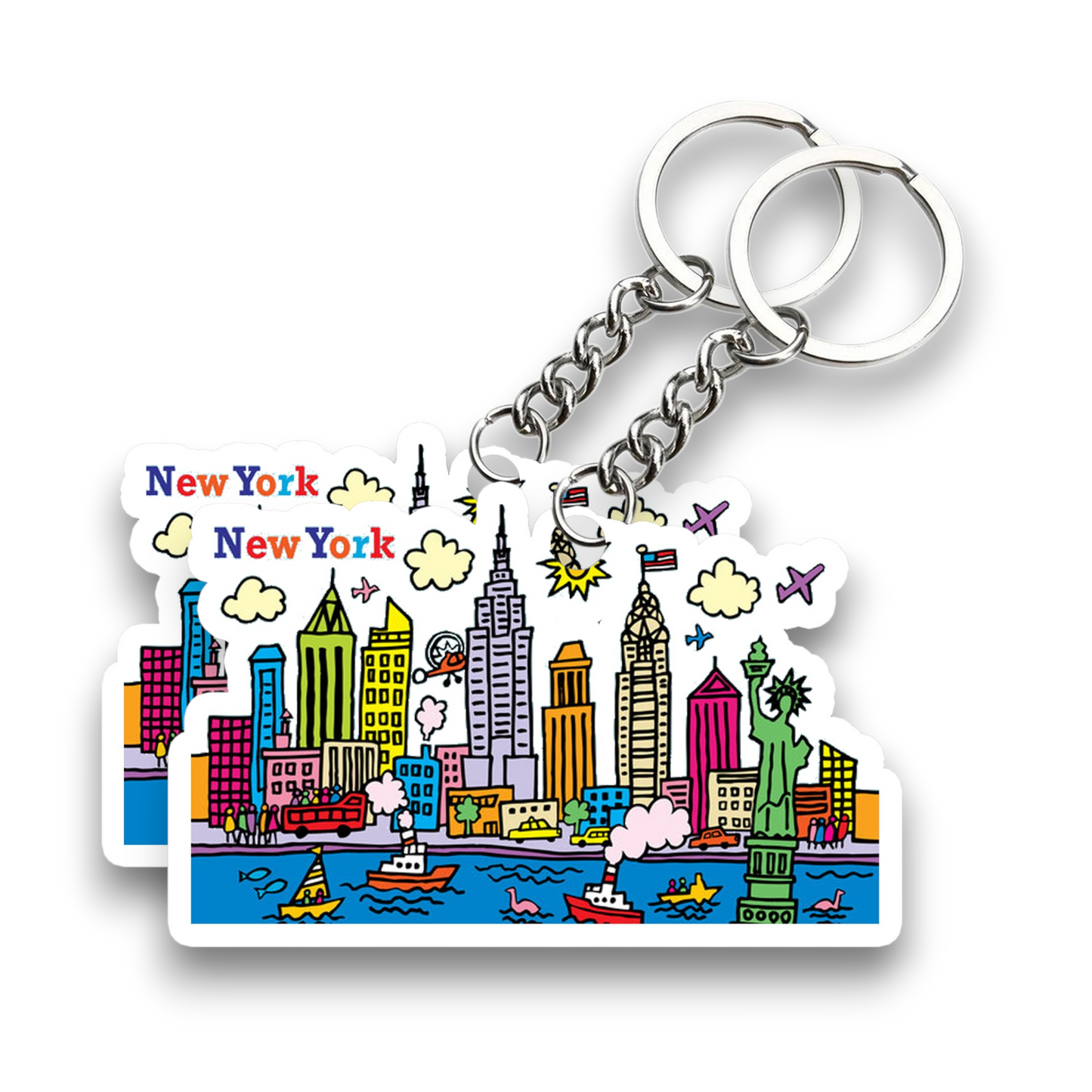 New York Key chain ( Set of 2 )
