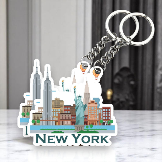 New York  Key chain ( Set of 2 )
