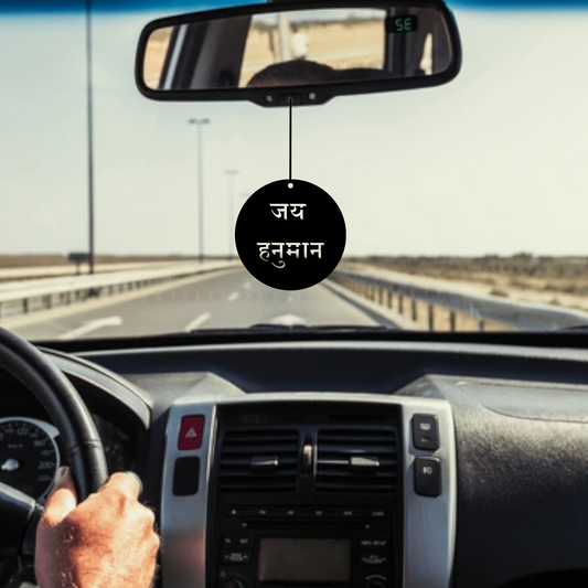 ShopTwiz Jay Hanuman Devotional Tag Car Hanging Decorative