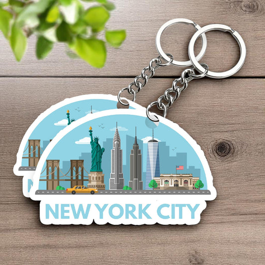 New York City  Key chain ( Set of 2 )