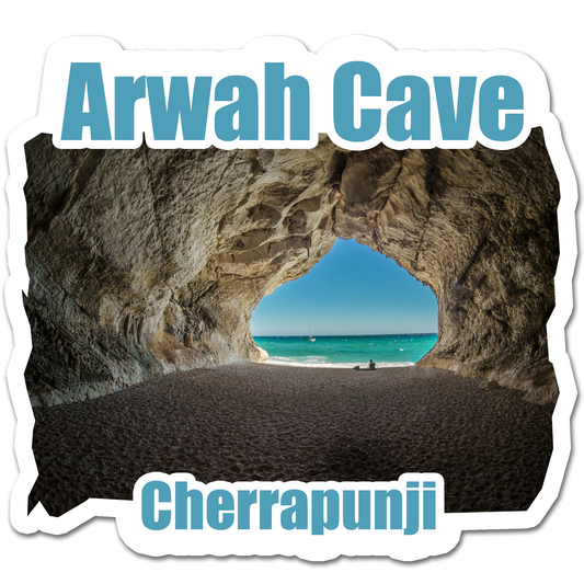ShopTwiz Arwah Cave 2 (Cherrapunji) Awesome City Lovely Door Magnets And Fridge Magnet