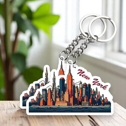 New York  Key chain ( Set of 2 )