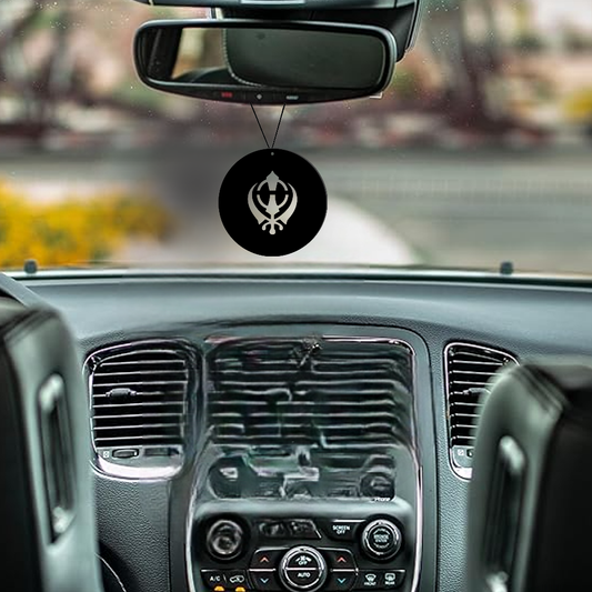 ShopTwiz Waheguru Ji Naam Sign Car Hanging Decorative