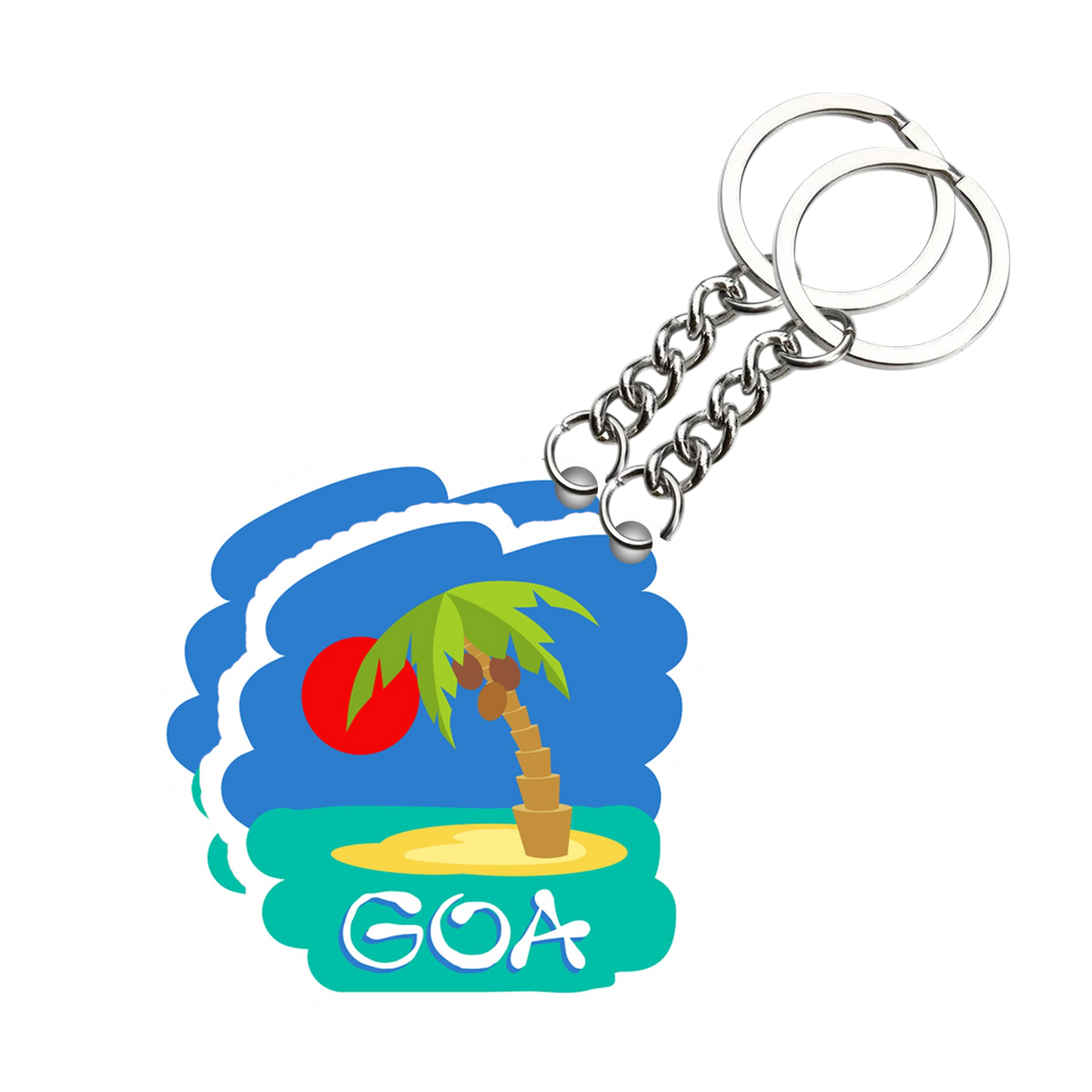 Goa  Key chain ( Set of 2 )