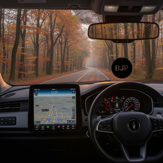 ShopTwiz BJP Support Symbol Car Hanging Decorative