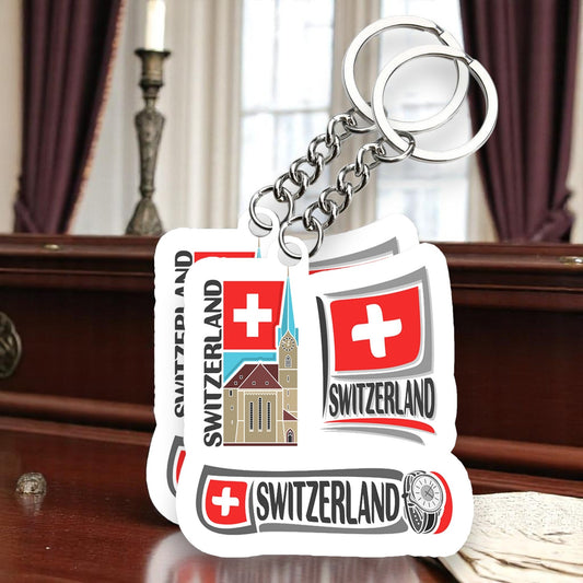 Switzerland  Key chain ( Set of 2 )
