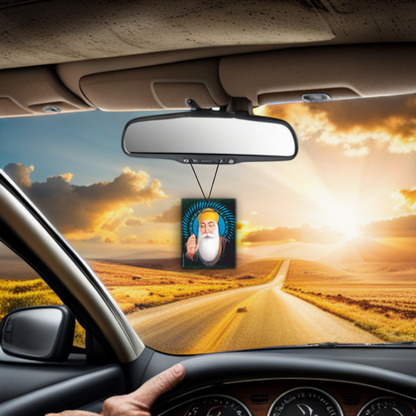 ShopTwiz Waheguru Eternal Blessings Car Hanging Decorative