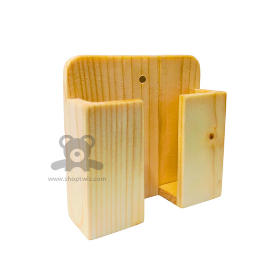 ShopTwiz Wooden Circle Design Pot Stand