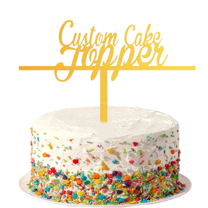 Custom cake topper