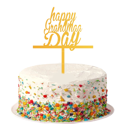 Happy Grandmaa cake topper