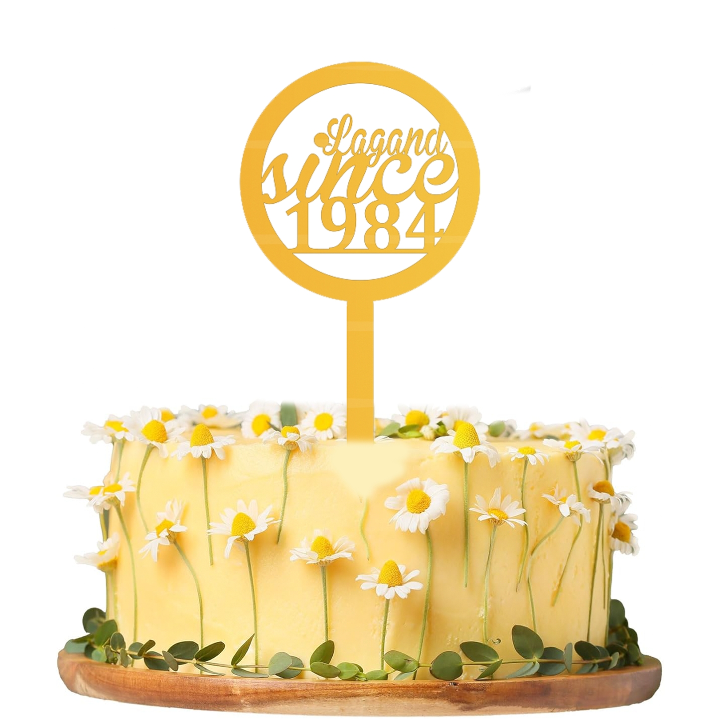 Legend Since 1984 Cake Topper
