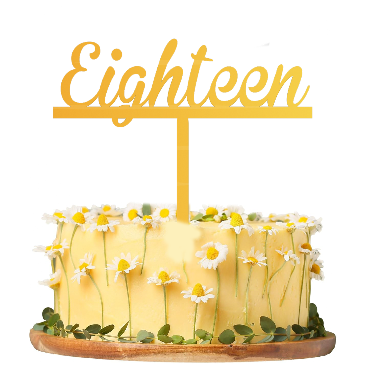 Eighteen Cake Topper