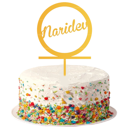 Customize Name cake topper